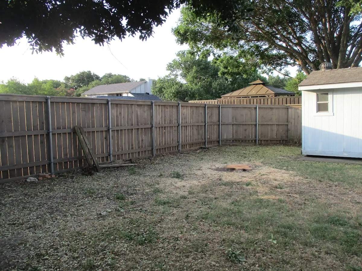 Cleared yard after professional tree removal in Tabiona